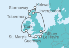 British Isles Discovery Cruise itinerary  - Ambassador Cruise Line