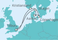 Denmark & Norway Experience Cruise itinerary  - Ambassador Cruise Line
