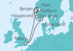 Springtime Norwegian Fjordland Cruise itinerary  - Ambassador Cruise Line