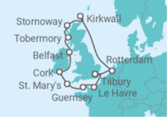 British Isles Discovery Cruise itinerary  - Ambassador Cruise Line