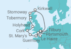 Round Britain D-Day 80th Anniversary Voyage Cruise itinerary  - Ambassador Cruise Line