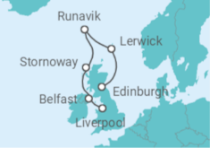 Scottish Islands & Edinburgh Festival Cruise itinerary  - Ambassador Cruise Line