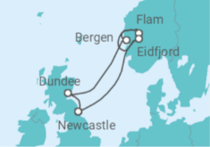 Autumn Fjordland Cruise itinerary  - Ambassador Cruise Line