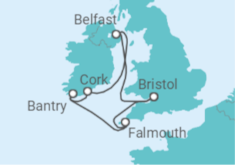 Ireland Discovery Cruise itinerary  - Ambassador Cruise Line