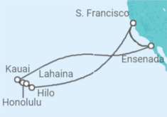 Hawaii Cruise & Hotel in San Francisco +Flights Cruise itinerary  - Princess Cruises
