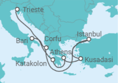 Greece, Turkey All Incl. Cruise itinerary  - MSC Cruises