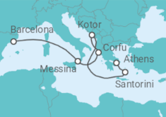 Greece, Montenegro, Italy Cruise itinerary  - Princess Cruises