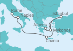 Italy, Greece, Turkey Cruise itinerary  - Princess Cruises