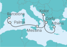 Montenegro, Greece, Italy, Spain Cruise itinerary  - Princess Cruises