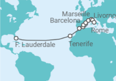 Spain, Gibraltar, France, Italy Cruise itinerary  - Princess Cruises