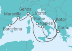 France, Italy, Montenegro, Greece Cruise itinerary  - Princess Cruises