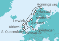 Norway, United Kingdom Cruise itinerary  - Holland America Line