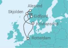 Norwegian Fjords Cruise itinerary  - Holland America Line
