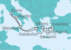 Greece And Italy Cruise itinerary  - Carnival Cruise Line