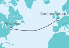 Southampton to New York Cruise itinerary  - Cunard
