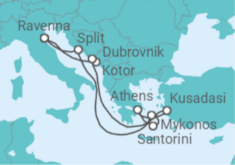 Montenegro, Croatia, Greece, Turkey Cruise itinerary  - Royal Caribbean