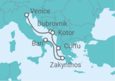 Croatia, Montenegro, Greece - Venice to Bari Cruise itinerary  - MSC Cruises