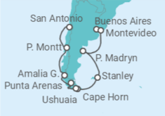 Buenos Aires to San Antonio (Santiago de Chile) Cruise itinerary  - Princess Cruises