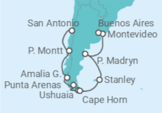 San Antonio (Santiago de Chile) to Buenos Aires Cruise itinerary  - Princess Cruises