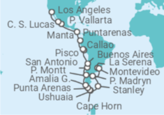 Buenos Aires to Los Angeles Cruise & Stay +Flights Cruise itinerary  - Princess Cruises