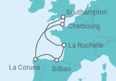 Spain, France Cruise itinerary  - MSC Cruises