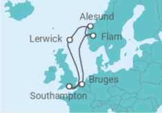 Norway, Belgium & Scotland All Incl. Cruise itinerary  - MSC Cruises