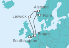 Scotland, Norway, Belgium Cruise itinerary  - MSC Cruises