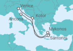 Montenegro, Greece All Incl. Cruise itinerary  - MSC Cruises