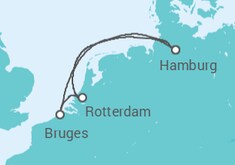 Belgium, Holland Cruise itinerary  - AIDA