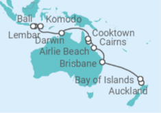 Australia - Auckland to Bali Cruise itinerary  - Norwegian Cruise Line