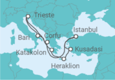 Greece, Italy, Turkey All Incl. Cruise itinerary  - MSC Cruises