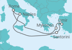 Greece, Italy All Incl. Cruise itinerary  - MSC Cruises