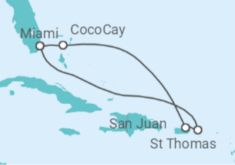 Virgin Islands, Puerto Rico Cruise itinerary  - Royal Caribbean