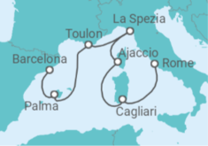 Barcelona to Civitavecchia Cruise itinerary  - Virgin Voyages