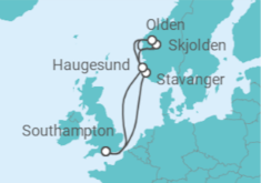 Norway Cruise itinerary  - Cunard