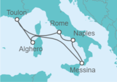 France & Italy Cruise itinerary  - Cunard