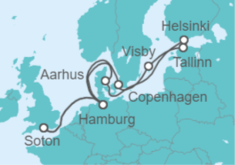 Northern Europe & Scandinavia Cruise itinerary  - Cunard