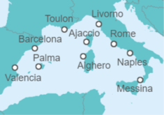 Italy, France, Spain Cruise itinerary  - Cunard