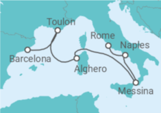 France, Italy Cruise itinerary  - Cunard