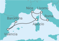 Spain, France, Italy Cruise itinerary  - Cunard