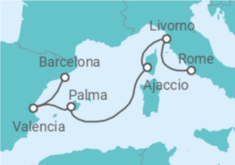 Italy, France, Spain Cruise itinerary  - Cunard