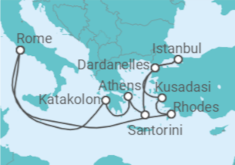 Greece, Turkey Cruise itinerary  - Cunard