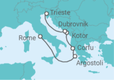 Greece, Montenegro, Croatia Cruise itinerary  - Cunard