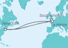 France, US Cruise itinerary  - Cunard