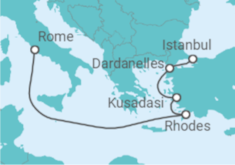 Greece, Turkey Cruise itinerary  - Cunard