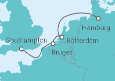 Belgium, Holland Cruise itinerary  - Cunard