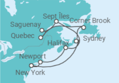 Canada Cruise itinerary  - Cunard