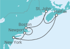 Canada, US Cruise itinerary  - Princess Cruises