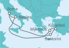 Greece, Turkey, Italy All Incl. Cruise itinerary  - MSC Cruises