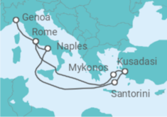 Greece, Turkey, Italy Cruise itinerary  - MSC Cruises